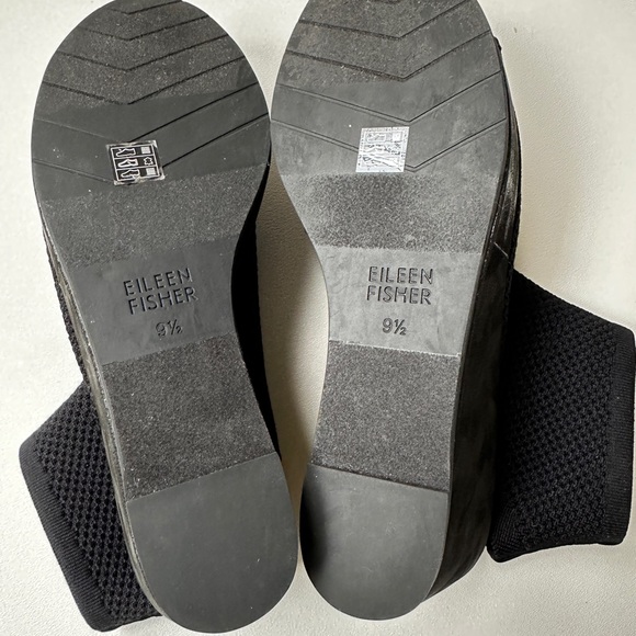 Eileen Fisher Warrick Knit Wedge Sandals Size 9.5 - Picture 8 of 9